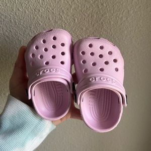 Pink toddler CROCS
